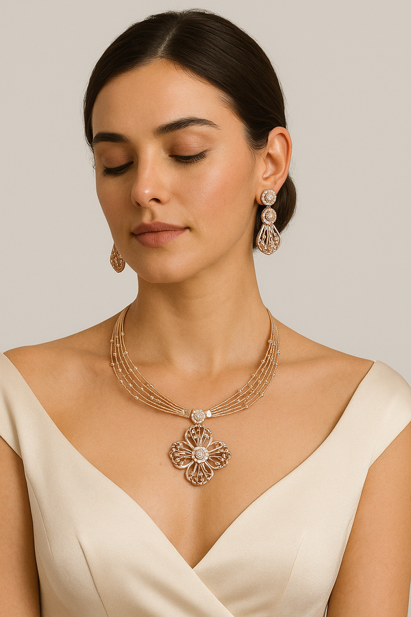 Blossom Radiance Necklace Set