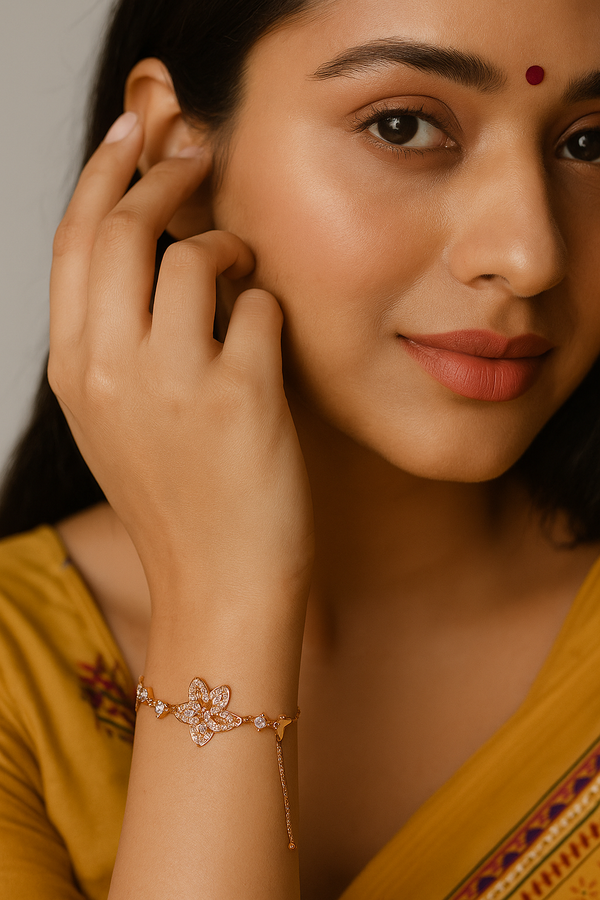 Butterfly Bloom Adjustable Bracelet