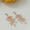 Rose Gold Pearl Dangle